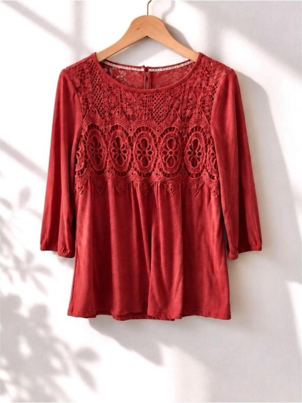 Soft Relaxed Fit Coral Top M